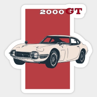 Toyota 2000GT Sticker